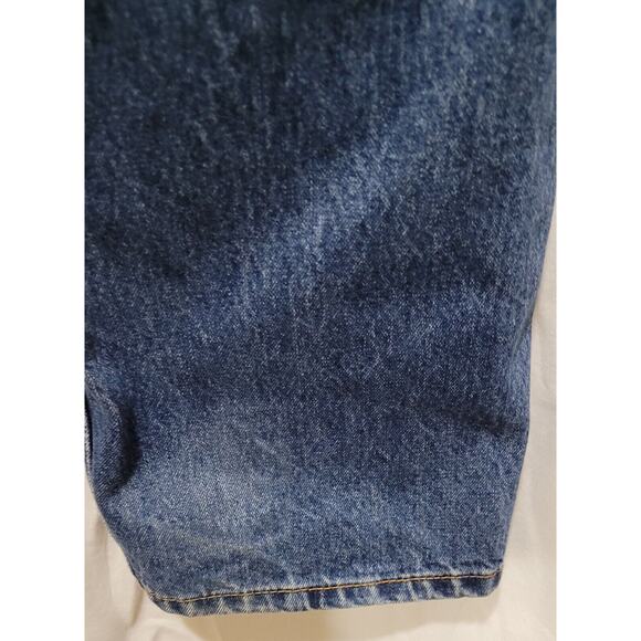 Levis 550 Jeans Mens 42x32 Blue Denim Regular Straight Leg Red Tab EUC Jeans‎ - Picture 8 of 16